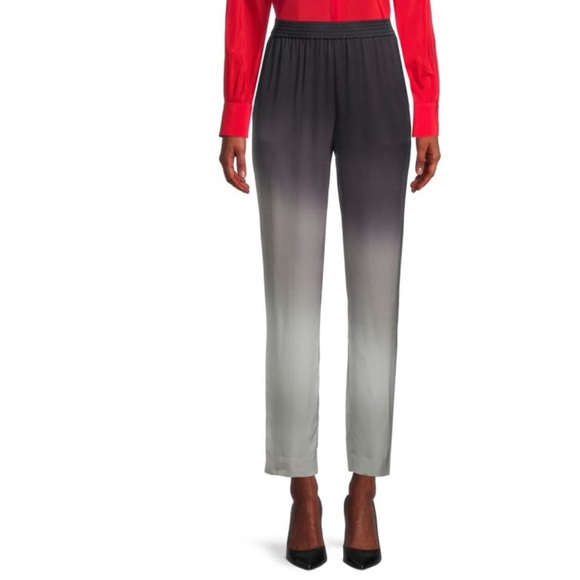 Kobi Halperin Jordi Ombre Satin Jogger Pants Size M | Viscose Blend | 27” Inseam - Picture 1 of 8